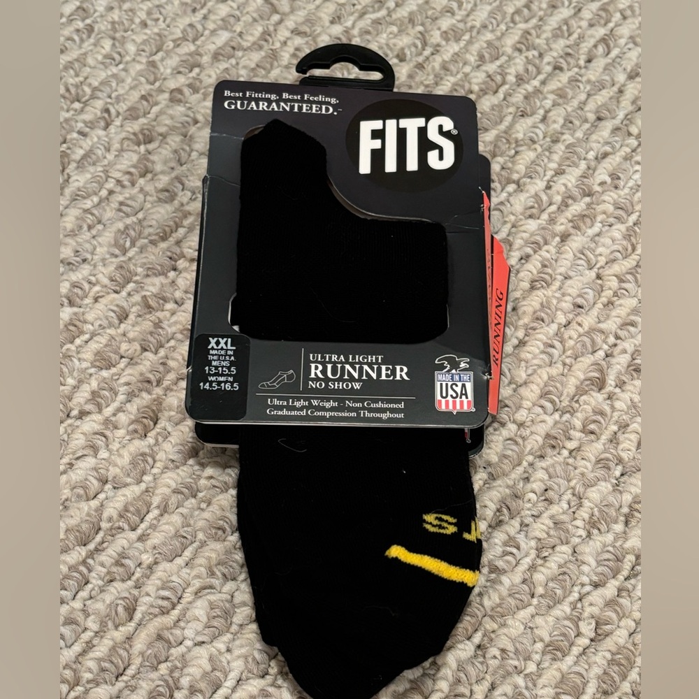 Fits Merino Wool Running Socks XXL